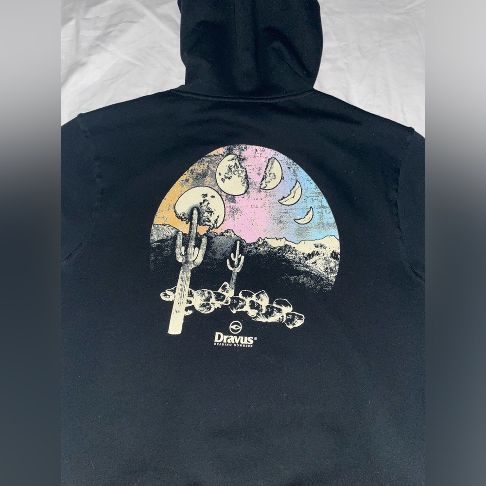 Dravus- Mens - Many Moons (graphic) hoodie